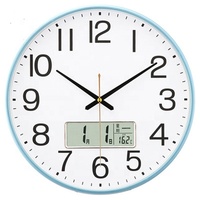 Automatische Zeitsynchronisation Funkgesteuerte Modische Geräuschlose Quarz-Wanduhr