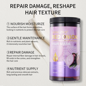 <span class=keywords><strong>Maschera</strong></span> <span class=keywords><strong>per</strong></span> <span class=keywords><strong>Capelli</strong></span> all'Olio di Tea Tree e Cipolla <span class=keywords><strong>Rossa</strong></span> Biologica 1000ml Anti-Rottura Protezione del Colore Naturale Lisciante Idratazione Profonda - Product Image 2