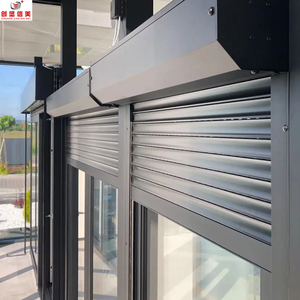 Porte d'entrée en aluminium, porte de <span class=keywords><strong>garage</strong></span> roulante antivol, porte de <span class=keywords><strong>garage</strong></span> isolée, porte accordéon, porte roulante électrique automatique coupe-vent - Product Image 1
