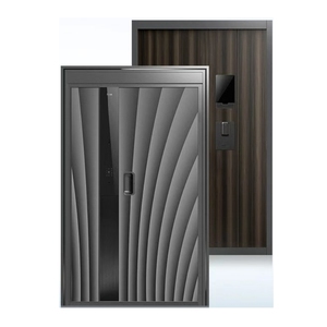 Pintu Keamanan Otomatis Cerdas KK FD-ZM-P1-YX dengan Kamera Sidik Jari untuk Pintu Masuk Depan Eksterior Apartemen - Product Image 1