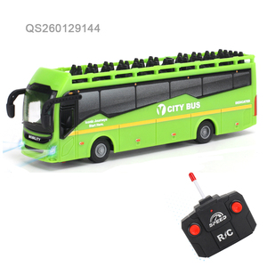 <span class=keywords><strong>Bus</strong></span> télécommandé QS à <span class=keywords><strong>prix</strong></span> abordable, thème urbain, avec éclairage multi-échelles et simulation de véhicule, jouet pour enfants, idéal comme cadeau - Product Image 2