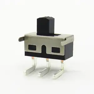 0.5A 50V DC Withstand voltage 1P2T micro slide switch with 3 pin 2 positon Travel 2.2 mm