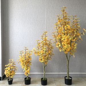 Jardín hecho a mano plantas de interior bonsái árbol artificial <span class=keywords><strong>Ginkgo</strong></span> árbol para decoración de jardín - Product Image 2