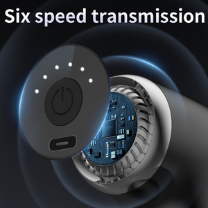 2026 Deep Tissue Fascia Gun OEM Portable Handheld <b>Vibration</b> Massage Gun Professional Electric Body Massager for Fitness Recovery - Product Image 2