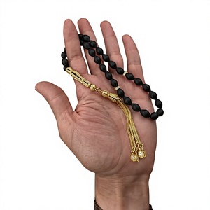 Perles rondes en résine écologiques faites à la main, tasbih islamique, cadeau religieux musulman - Product Image 4