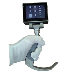 Laryngoscope réutilisable à six lames prix usine Photo record fonction LCD Laryngoscope vidéo portable - Product Image 1