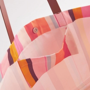Grand sac fourre-tout de 18 pouces en toile à logo personnalisé avec poche intérieure Sac de sport pour salle de sport - Product Image 6