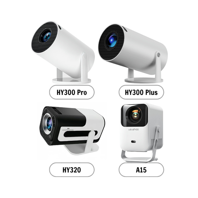 BYINTEK HY320Mini HY300 Pro Pocket Projector Smart Android Wifi Proyector Home Theater Education Mini Projectors