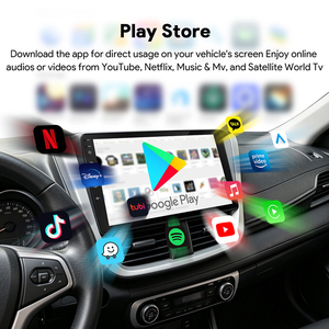 วิทยุติดรถยนต์ Rhythm ขนาด 9 นิ้ว ระบบ Android 13 พร้อม Wireless Carplay, Android Auto, GPS Navigation, DSP, WIFI และกล้อง 360 องศา ให้ภาพมองเห็นแบบพาโนรามา - Product Image 3