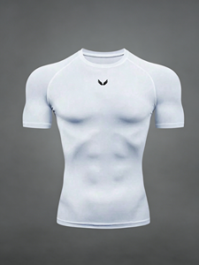 Camiseta Deportiva Elástica de Cuello Redondo para Hombre, Personalizada, Ideal para Entrenamiento Físico y Running - Product Image 4