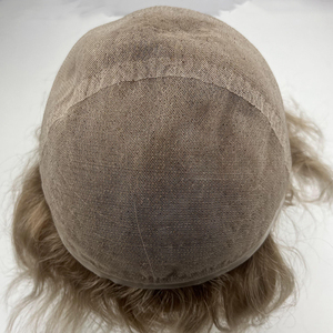 Perruque en dentelle pour hommes, très vendue, avec base en dentelle complète, confortable et respirante, cheveux Remy pour hommes - Product Image 2