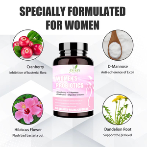 Capsule Probiotiche per Donne OEM ODM con Miscela Probiotica Premium ed Estratto di Mirtillo Rosso, Integratore Alimentare per una Sana Digestione - Product Image 3