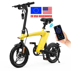 EU 창고 저렴한 가격 250w 14 인치 에어 타이어 전자 자전거 250 와트 접이식 fatbike 전기 elektro 분리형 배터리 eike fo