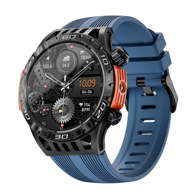 New Stock Arrival LOKMAT ZEUS6 PRO 1.46-Inch IP68 Waterproof SOS Flashlight Wireless Smart Watch