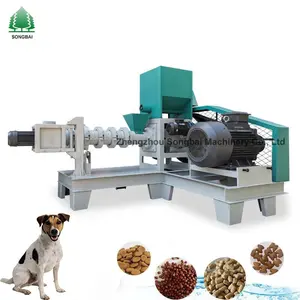 300-400 kg/h Pet Food Processing Machine Dog Cat Fish Feed Extruder Puffing Machine Fish Feed Machine Manufacturer