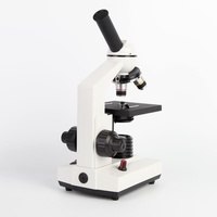 School Laboratory Monocular Biological Microscope 640X Student Education Instruments Single-layer Interlocking Platform