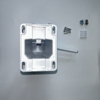 Braket Kamera CCTV Universal TengXuan dari Aluminium Alloy, Pemasangan di Dinding, Warna Putih, Tahan Air IP66, Model 218 untuk Kamera IP Jaringan