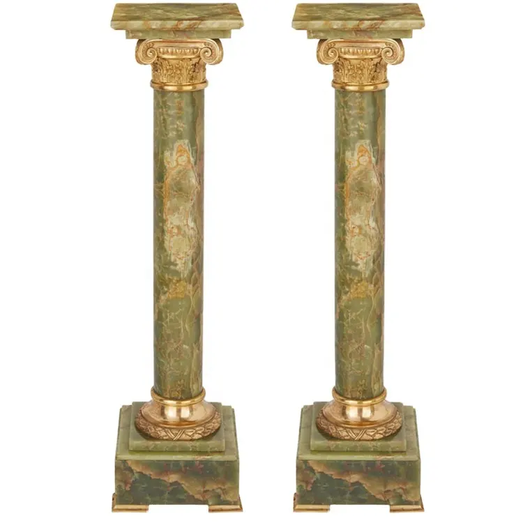 Large size Natural Marble pillars for home designs