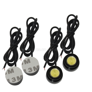 Approvisionnement d'usine haute puissance super blanc rouge jaune bleu vert <span class=keywords><strong>voiture</strong></span> led DRL ampoule <span class=keywords><strong>de</strong></span> secours 12V 3W auto led eaglel eyes light - Product Image 3