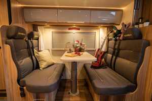 Caravane de voyage tout-terrain en cuir argenté à double extension toutes saisons, deux chambres, avec plancher réglable <span class=keywords><strong>pour</strong></span> véhicule - Product Image 4