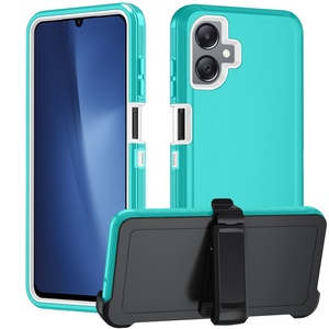 Heavy Duty trường hợp đối với <span class=keywords><strong>Samsung</strong></span> <span class=keywords><strong>Galaxy</strong></span> A07 A17 A56 A36 A55 A35 A54 A53 Với vành đai Clip Holster chống sốc <span class=keywords><strong>360</strong></span> xoay chân đế trường hợp - Product Image 1