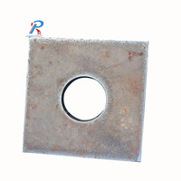 12 trous 0.6 "0.5" bloc de cale d'ancrage rond barre d'acier plaque de roulement à 7 brins pour pont de post-tension