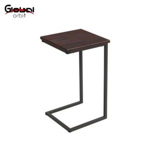 Tiny Modern Metal Living Room Coffee <b>Table</b> with <b>Shelf</b> - Product Image 2