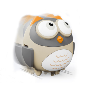 Jouets de simulation de marche oscillante, hibou, dessin animé, enfants, jouet électrique intelligent, animal en plastique HC575282 - Product Image 1