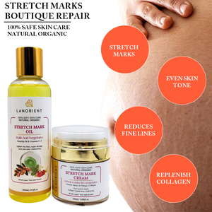 100% saf doğal bitkisel vücut bakım ürünleri organik E vitamini streç işareti kaldırma cilt elastikiyetini geri streç işareti krem - Product Image 4