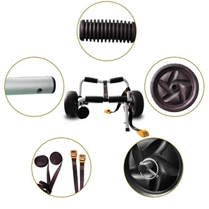 Carrello per Kayak pieghevole piccolo rimorchio per canoa kayak in alluminio - Product Image 5