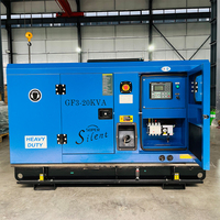 Groupe électrogène diesel silencieux Ricardo haute fiabilité 50 kW triphasé quatre fils 12 V CC avec ATS et contrôle automatique insonorisé