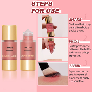 Alta calidad Private Label All Day Wear Sedoso Suave Unreal Liquid Blush Hidratante Líquido Plumper Blush en venta al por mayor - Product Image 5