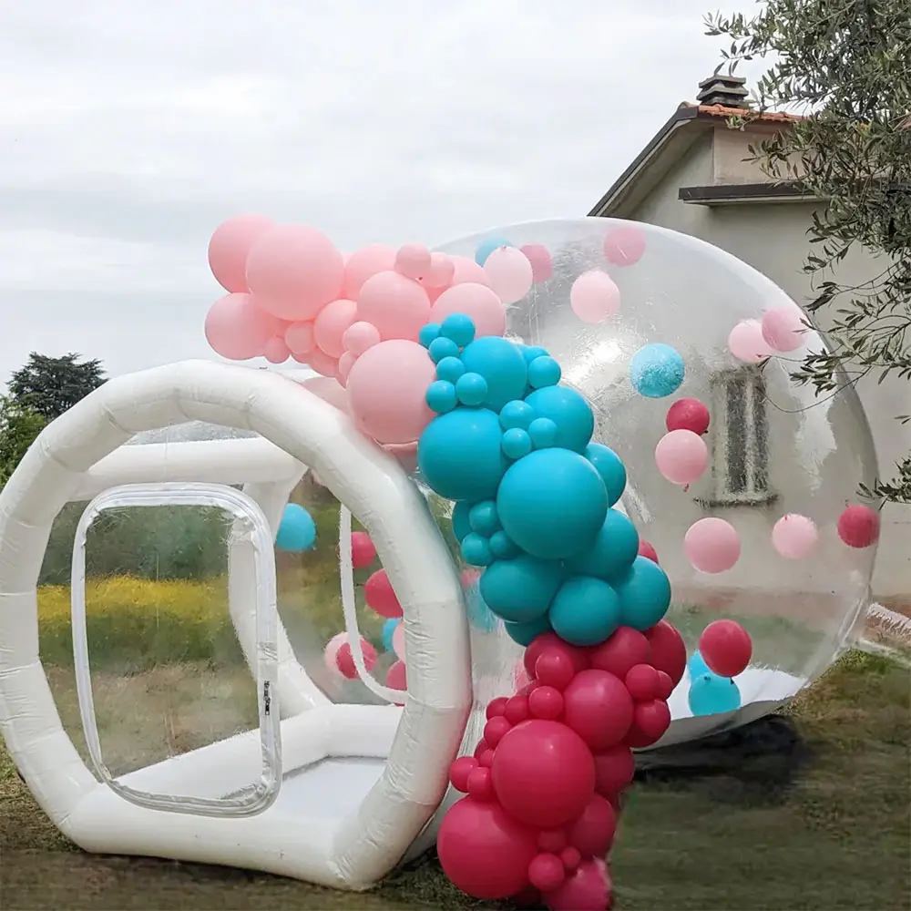 Tùy chỉnh Thời trang tổ chức sự kiện Đảng Inflatable bóng bong bóng trong suốt nhà mái vòm lều cho trẻ em ngoài trời