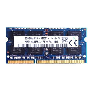 SK Laptop <span class=keywords><strong>DDR3</strong></span> Geheugen Rams 8GB 2Rx8 PC3-12800S SODIMM Standaardspanning 1.5V Memoria Module Rams voor Laptop HMT41GS6BFR8C-PB - Product Image 1
