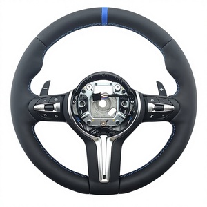 Nuevo Producto, Volante Deportivo con Franja Azul Superior para BMW Serie 5 F30 F10 F32 F90 F80 F82 F87 - Product Image 1
