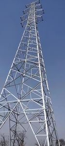 Polonais électrique en acier galvanisé pour la ligne de transmission actuelle équipement de distribution d'énergie pour des tours de puissance - Product Image 3