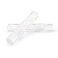 Prix usine Tubes de brillant à lèvres transparents de 4ml Tubes cosmétiques pour huile à lèvres LipglossContainers Étiquette personnalisée et emballage
