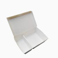 Boîte à repas jetable à compartiments, design personnalisé, vente en gros, type Benton, 3 compartiments