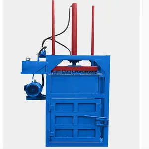 Hydraulic baling press machine for waste carton paper cardboard wool cotton vertical baler compactor