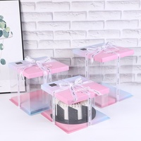 Boîte à gâteaux carrée personnalisée, fromage d'anniversaire 14 pouces, Design Unique, boîte à gâteaux de luxe Premium