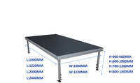 Scène extérieure simple et mobile en aluminium pour événements, gradins et podiums de studio
