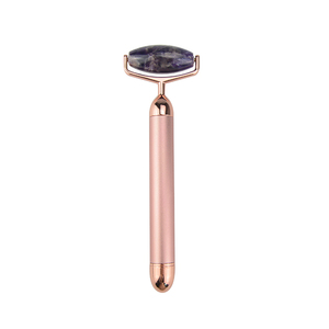 2019 <span class=keywords><strong>Amazon</strong></span> Silencieux visage masseur Vibrant <span class=keywords><strong>Jade</strong></span> <span class=keywords><strong>rouleau</strong></span> <span class=keywords><strong>de</strong></span> Massage - Product Image 2
