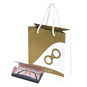 Kính sang trọng mua sắm túi giấy tùy chỉnh Kính mát trang sức mỹ phẩm quà tặng bao bì túi giấy - Product Image 1
