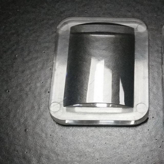 35x26x6MM Narrow Square Four-Corner Plano Convex Uncoated Projector Lens Model S=35 Made in Mainland China