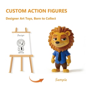 Figurines d'action en PVC personnalisées avec logo, cadeaux de la Fête des Mères pour Super Homme, objets de collection culturels créatifs - Product Image 4