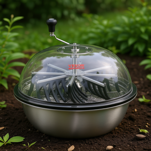 Vevor Coupe-Pointes Manuel 24 Pouces en Acier Inoxydable, Forme de Bol, Dôme Transparent, Outil de Jardinage Manuel pour la Taille - Product Image 2