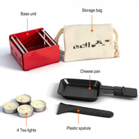 Grille à raclette en métal pour faire fondre le fromage, pour la maison et les pique-niques, durable et facile à nettoyer, compatible gaz et induction