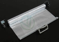 Store nocturne électrique en aluminium respirant avec rouleau pour réfrigérateur commercial vertical afin de maintenir une température optimale
