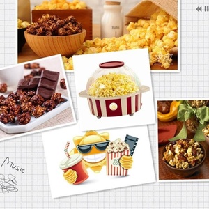 Machine à Popcorn Commerciale avec Mélangeur Rotatif et Récipient pour Faire Fondre le Beurre, Utilisation Domestique - Product Image 2