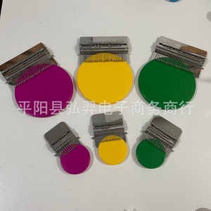 Mini Knitting Machine Portable Pocket Sized Plain Knitting Tool For Handmade <b>Sock</b> Knitting With Wooden Base And Metal Needles - Product Image 4